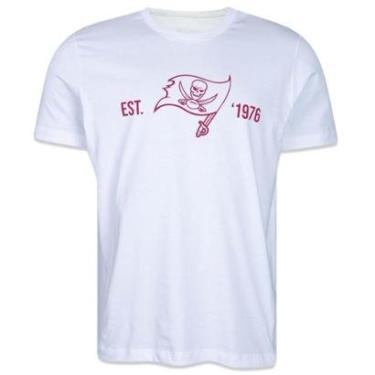 Imagem de Camiseta New Era Regular Nfl Tampa Bay Buccaneers Core Manga Curta Branco-Masculino