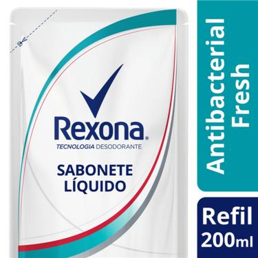 Imagem de Refil Sabonete Líquido Rexona Antibacterial Fresh 200ml