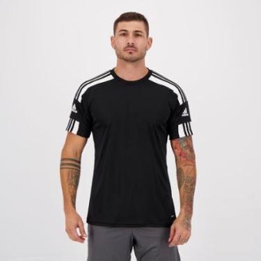 Imagem de Camiseta Adidas Squadra 21 Preta-Masculino