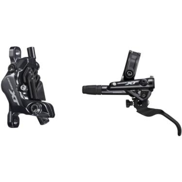 Imagem de SHIMANO Deore XT M8100 M8120 Disco de freio e alavanca – hidráulico, pós-montagem, 2 pistões, preto, Preto, 8120 - Front (Enduro)