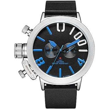 Imagem de Relógios masculinos mecânicos automáticos com pulseira de silicone 丨3ATM à prova d'água esportes ao ar livre clássico luminoso multifuncional negócios casual relógio de pulso cronógrafo anal