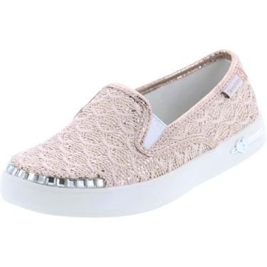 Imagem de Skechers Girls' Shoutouts Crochet Crush Slip-On Sneaker,Light Pink,2