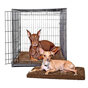 Imagem de Cama de viagem Soggy Doggy Crate Mate, média/50 x 58 cm, marrom chocolate