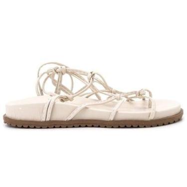 Imagem de Sandália Papete Feminina Gladiadora Amarração Blogueirinha-Feminino