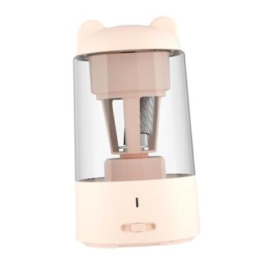 Imagem de Ｂｅｓｇａ Apontador de Lápis Elétrico Afiação Rápida Lâmina Helicoidal com Tampa Apontador de Lápis Automático para Lápis de Artista Fino Escola, Damasco