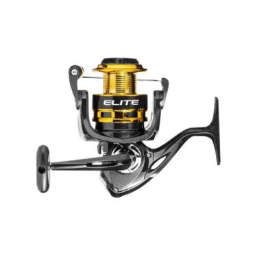 Imagem de Molinete Pesca Marine Sports Elite 1000 Gold Fd Fricção Dianteira