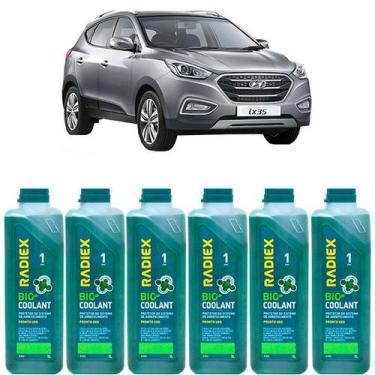 Imagem de Kit aditivo radiador bio coolant pronto para uso verde - hyundai ix35 