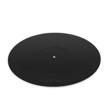 Imagem de Fluance Tapete para bandeja giratória (borracha preta) – Design de silicone de grau audiófilo durável para toca-discos de vinil (PFHTRP)
