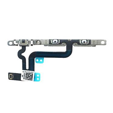 Imagem de Cabo flexível de controle de mudo com botão de volume da Johncase com suporte pré-instalado, peça de reposição compatível com iPhone 6S Plus (todas as operadoras)