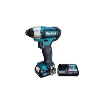 Imagem de Parafusadeira 12v Td110dz Makita Com Bateria E Carregador Bivolt