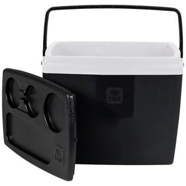 Imagem de Caixa Térmica Cooler 19 Litros Várias Cores BEL - BELFIX, Branco, Pret