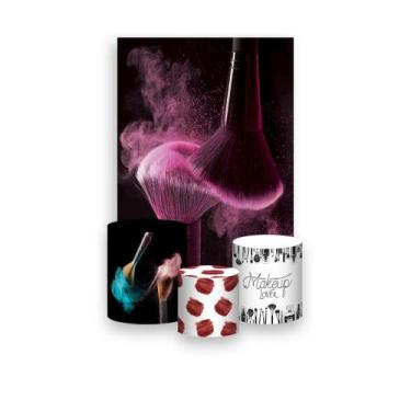 Imagem de Painel De Festa Vertical 1,50 x 2,20 + Trio De Capas Cilindro - Pincéi