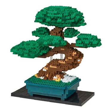 Imagem de nanoblock - Bonsai Matsu Deluxe Edition World Famous, Advanced Hobby Series Kit de Construção Verde (NB039)