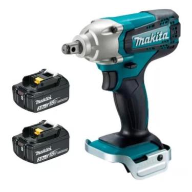 Imagem de Chave De Impacto Makita 2 Baterias 18v 3ah Dtw190 S/ Carreg