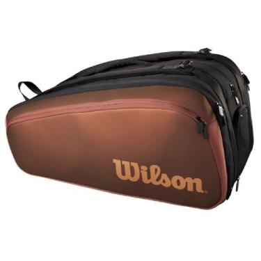 Imagem de Raqueteira Wilson Super Tour Pro Staff V14 15Pack, Unico, Bronze