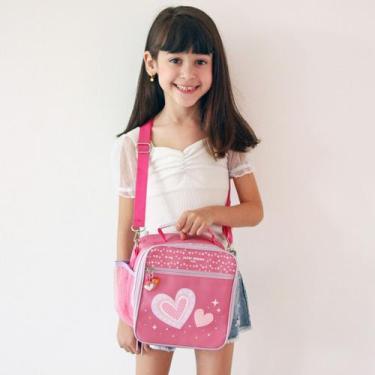 Imagem de Lancheira Bolsa Térmica Necessaire Marmita Lanches Infantil Escola Pas