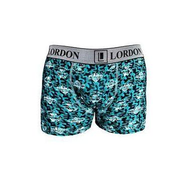 Imagem de 6 Cuecas Box Boxer Adulto Masculino Estampada Lisa P ao Plus Size Conf