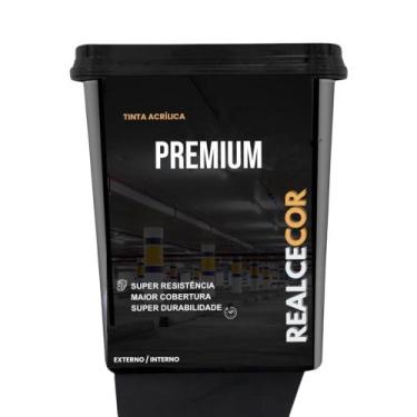 Imagem de Tinta Acrílica Branca RealceCor Premium Interior e Exterior Para Pared