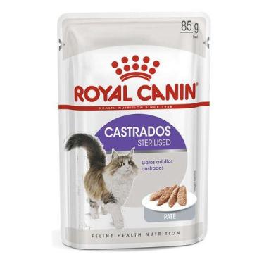 Imagem de Sachê Royal Canin Castrados Patê Gato Adultos Sterilised 85g