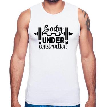 Imagem de Regata Body Under Construction - Foca na Moda, Branco, GG