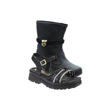 Imagem de Bota Infantil e Sandalia Menina Casual - KIT 2 PARES Tam 28 ao 34 - sa