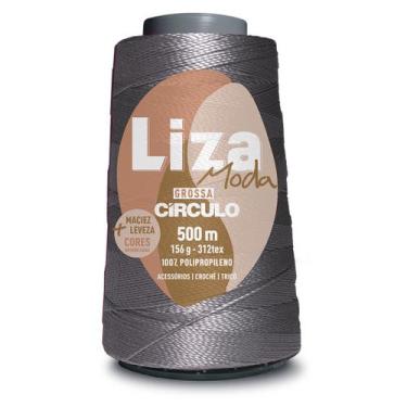 Imagem de Linha Liza Moda Grossa Fio Espessura n2 de 312 TEX Circulo 500 Metros 