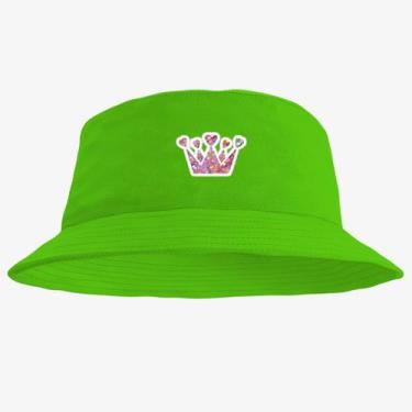 Imagem de Chapéu Bucket Hat Estampado Coroa - MP Moda Masculina, Único, Verde
