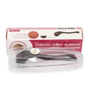 Imagem de Dermaroller Microagulhamento 2,0mm Tratamento Barba Calvície - Dermaro