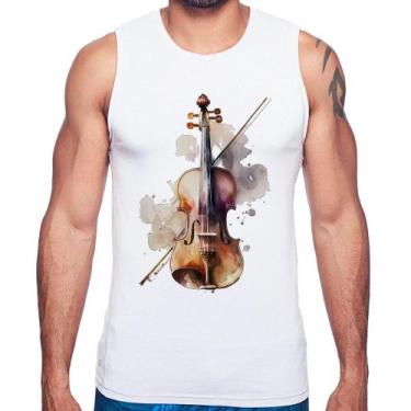 Imagem de Regata Violino - Foca na Moda, Branco, G