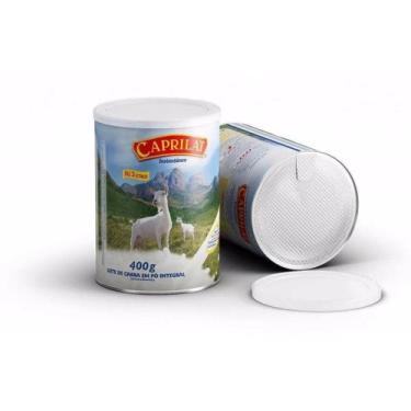 Imagem de Kit 3 Latas Caprilat Instantâneo Leite De Cabra Em Pó 400g (026)