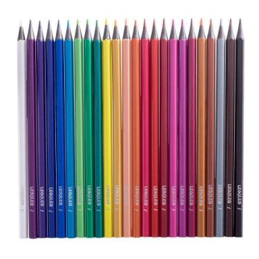 Imagem de Lápis de Cor Eco Resina Sextavado com 12 e 24 Cores - Leo&leo / WX Gif