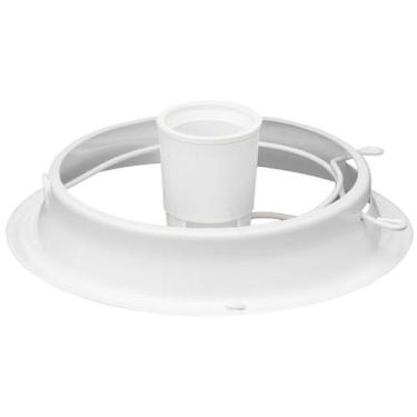 Imagem de Plafonier de Aluminio Branco Com Receptaculo para Plafon - CM GLASS - 