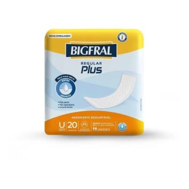 Imagem de Absorvente Geriátrico Bigfral regular plus - 20unidades - Bigmaxi