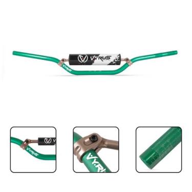 Imagem de Guidão Cross Bar Vyrus 22mm C/ Barra Protetor Espuma Trilha Motocross,