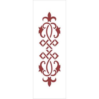 Imagem de Stencil Simples Border Indiano Ii 435 10x30 Opa 