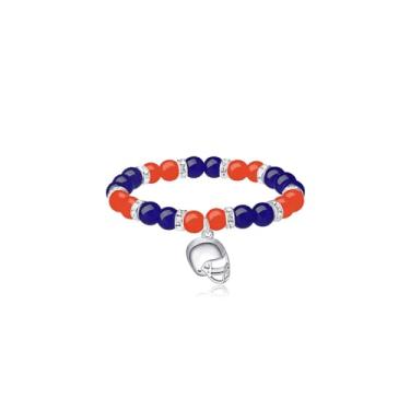 Imagem de Flvkev Pulseira da amizade do dia do jogo de futebol com contas inspiradas em equipes roupa de dia de jogo, One Size, frisado, Sem Pedra Preciosa