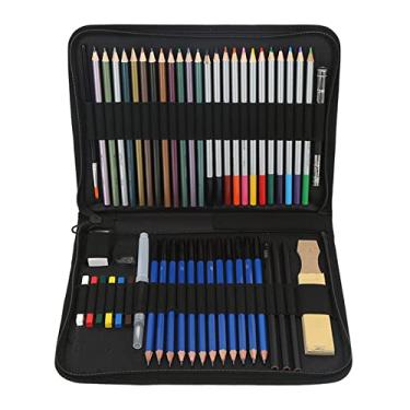 Imagem de Kit de lápis de desenho VomekoDrawing, kit de desenho, suprimentos de arte profissional, conjunto de lápis de cor, para artistas, adultos, adolescentes iniciantes