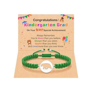 Imagem de UPROMI Presentes de formatura de pré-escola/jardim de infância para meninos/meninas, pulseira de presente de classe de 2024, presentes de pós-graduação para filho/neto/filha/neta, 6inches, Nylon, Sem