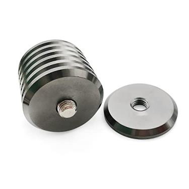 Imagem de SHARROW Estabilizador de arco para arco e flecha com contrapeso de peso, barra de equilíbrio, amortecedor de extremidade de haste para arco recurvo e arco composto (cinza)