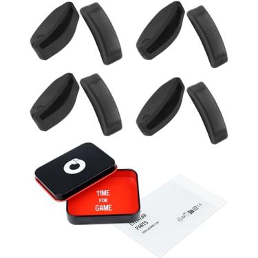 Imagem de OWORK 4 pares de protetores de nariz para óculos de sol de silicone ultra macio para Oakley Top Knot OO9343/Top Knot RX OX3238/HSTN OO9242/Spindrift OO9474, kit de reposição para óculos