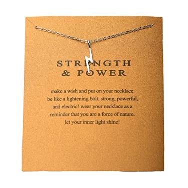 Imagem de Presentes de aniversário de Natal para filha da mãe, colar de corrente com pingente para mulheres, gargantilhas fofas para melhores amigas, colares de amizade combinando com cartão de mensagem, Small, Metal