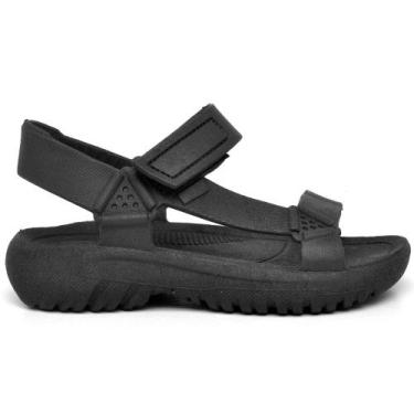 Imagem de Sandália Masculina Infantil Preto - Rubim Calçados, 31/32, Preto