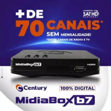 Imagem de Receptor Digital Hd da Century Mídia Box Hdtv B7 com controle Remoto