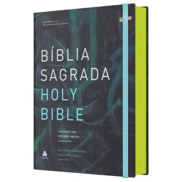 Imagem de Bíblia Sagrada Holy Biblie - Bilíngue - Português e Inglês - Creation