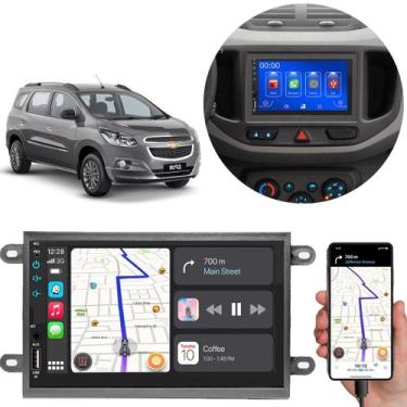 Imagem de Kit Multimidia Chevrolet Spin 2013 a 2017 Mp5 7 Pol Android Auto Carpl