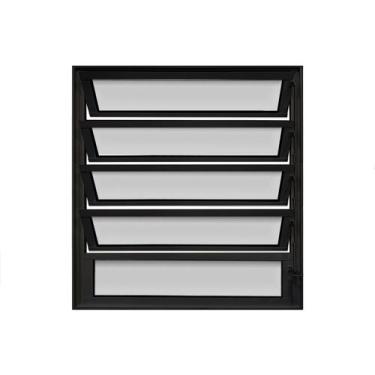 Imagem de Vitro Basculante 100X100 Preto Linha 25 Jade - Brecorimo