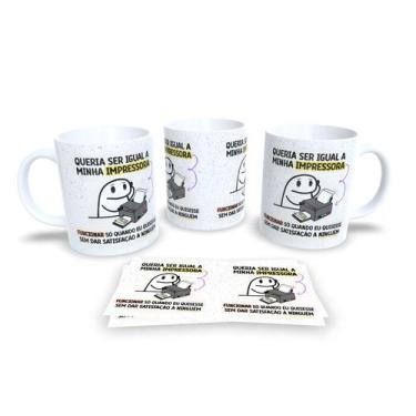 Imagem de Caneca de Porcelana Personalizada Flork Frases Engraçadas, Divertidas 