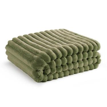 Imagem de Cobertor Bedsure Cypress Fleece Twin (150x200cm) - Ideal para Sofá