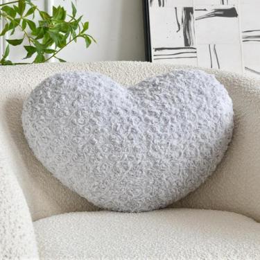Imagem de Almofada Macia em Formato de Coração ZCNYCLAM - 12,9 x 9,8 Polegadas -
