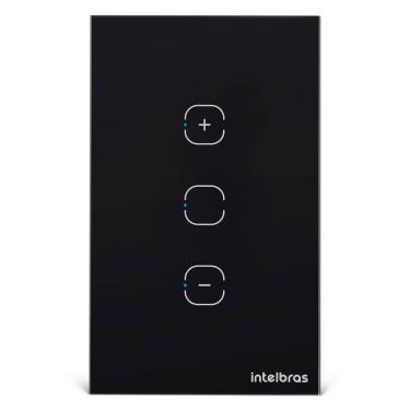 Imagem de Interruptor Smart Touch Wi-Fi Dimmer Preto - Intelbras - EWS 1101
